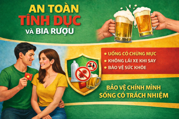 AN TOÀN TÌNH DỤC VÀ BIA RƯỢU