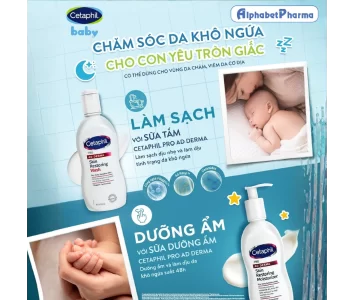 BỘ ĐÔI CHĂM SÓC DA KHÔ NGỨA CHO CON YÊU TRÒN GIẤC