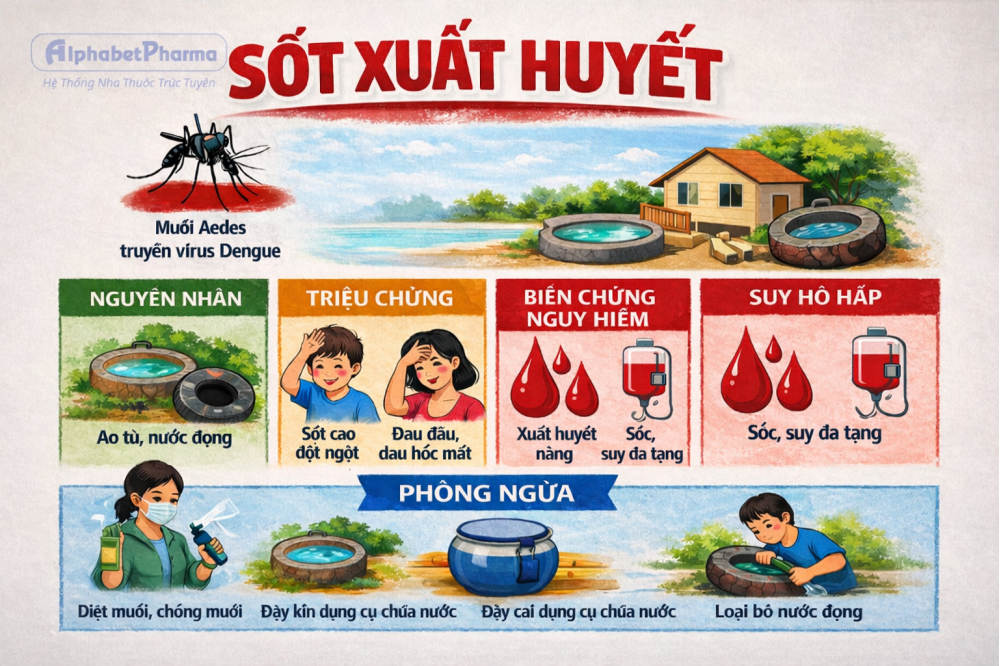 SỐT XUẤT HUYẾT TRẺ NHỎ VÀ NHỮNG LƯU Ý CƠ BẢN