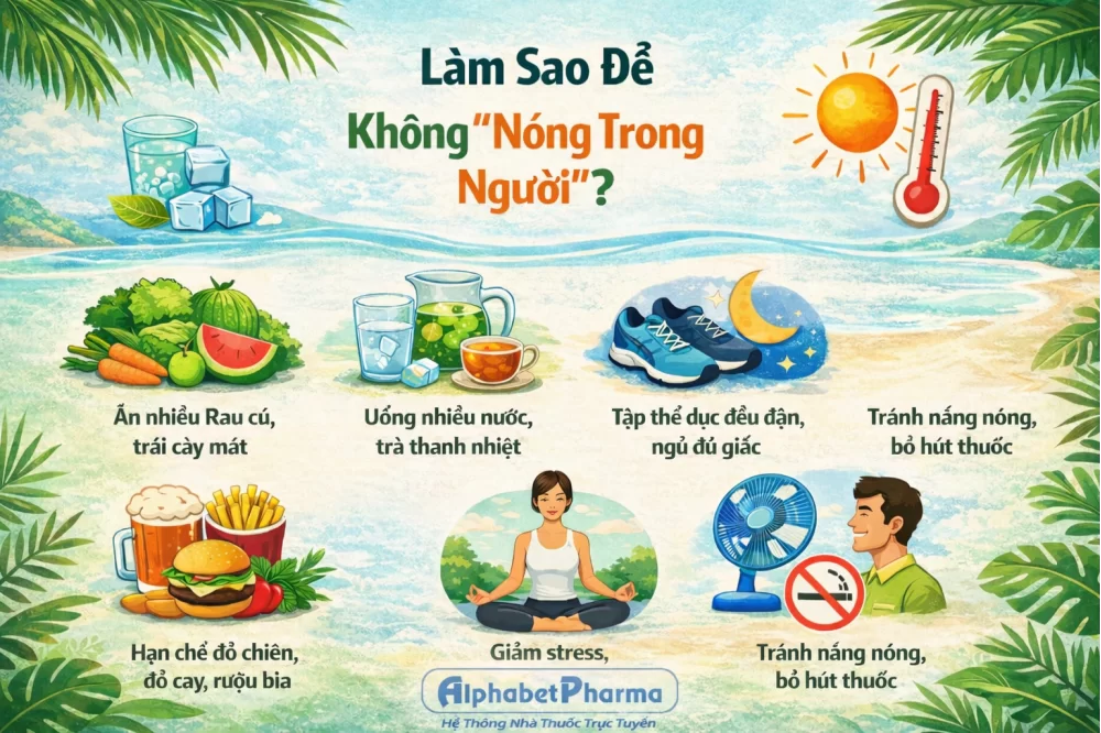 Thanh nhiệt cơ thể mùa Tết – Làm sao để không “nóng trong người”?