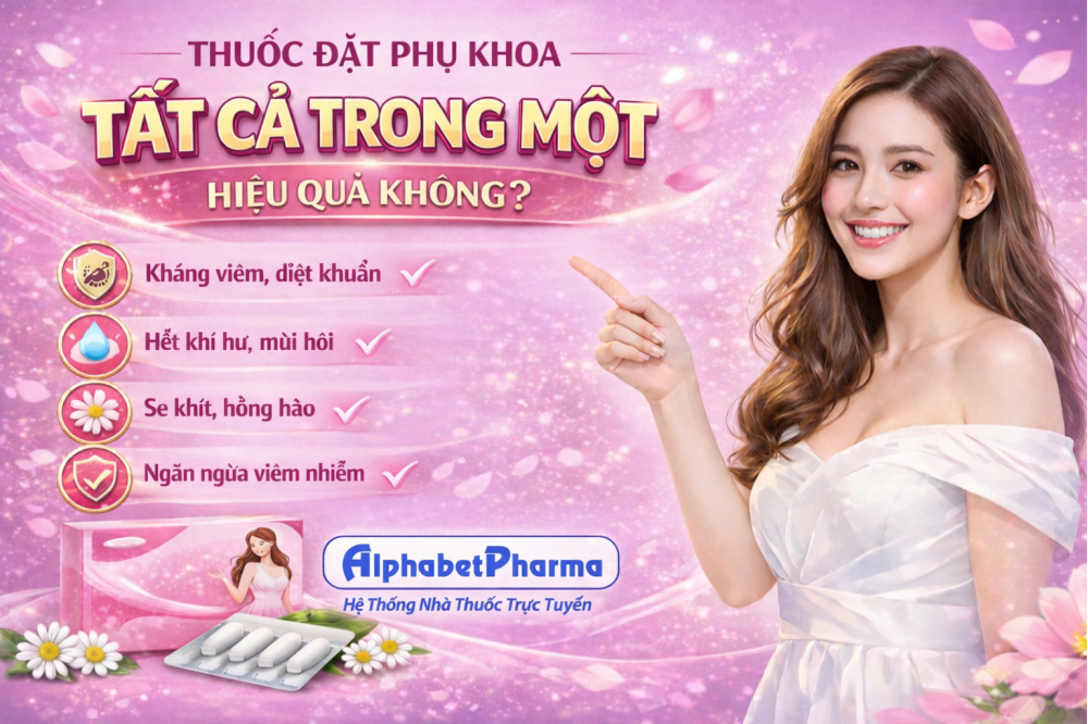 THUỐC ĐẶT PHỤ KHOA "TẤT CẢ TRONG MỘT" HIỆU QUẢ KHÔNG?