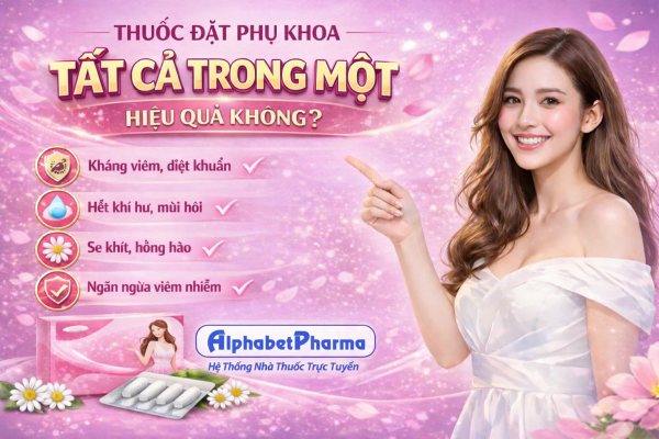THUỐC ĐẶT PHỤ KHOA "TẤT CẢ TRONG MỘT" HIỆU QUẢ KHÔNG?